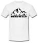 Preview: Wald und Gebirge | T-Shirt, Brustdruck mittig