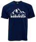 Preview: Wald und Gebirge | T-Shirt, Brustdruck mittig