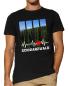 Preview: Herzschlag Schwarzwald | T-Shirt, Brustdruck mittig