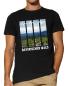 Preview: Herzschlag Bayerischer Wald | T-Shirt, Brustdruck mittig