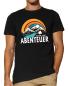 Preview: Suche das Abebteuer | T-Shirt, Brustdruck mittig