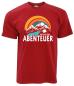 Preview: Suche das Abebteuer | T-Shirt, Brustdruck mittig