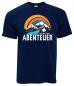 Preview: Suche das Abebteuer | T-Shirt, Brustdruck mittig