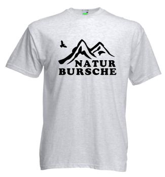 Naturbursche | T-Shirt, Brustdruck mittig