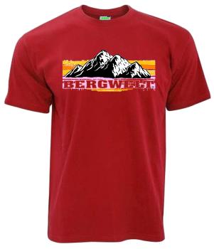 Bergwelt Retro | T-Shirt, Brustdruck mittig