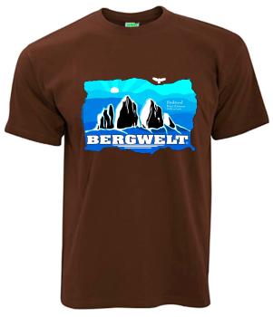 Drei Zinnen Südtirol | T-Shirt, Brustdruck mittig