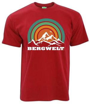 Bergwelt Retro | T-Shirt, Brustdruck mittig