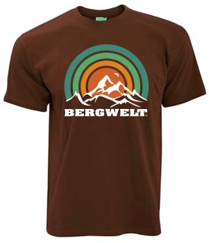 Bergwelt Retro | T-Shirt, Brustdruck mittig