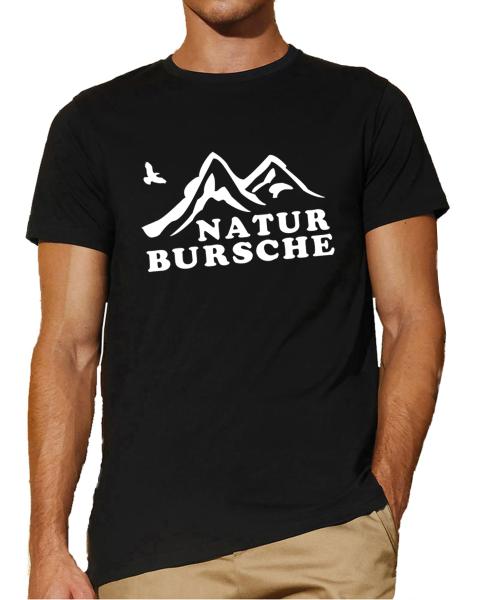 Naturbursche | T-Shirt, Brustdruck mittig