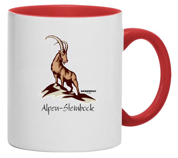 Bergwelt® Tasse / Kaffeebecher Alpensteinbock