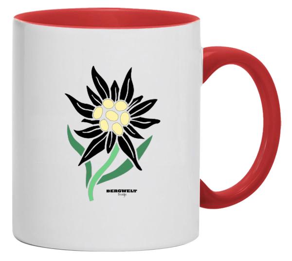 Bergwelt® Tasse / Kaffeebecher Edelweiß