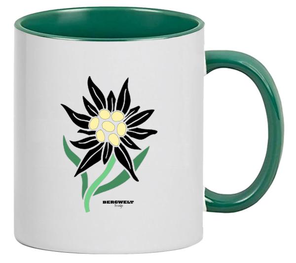 Bergwelt® Tasse / Kaffeebecher Edelweiß