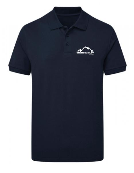 Bergwelt® Poloshirt Bergwelt-Design | kleiner Brustdruck, links