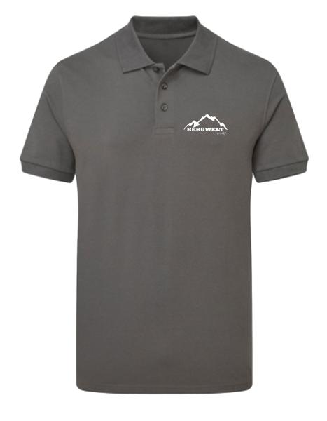 Bergwelt® Poloshirt Bergwelt-Design | kleiner Brustdruck, links