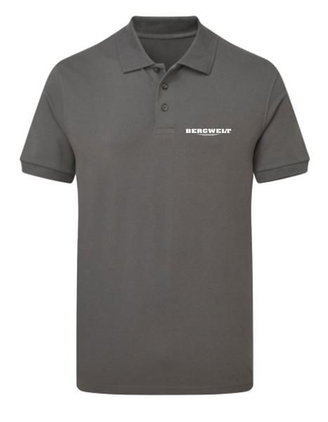 Bergwelt® Poloshirt Schrift-Logo | kleiner Brustdruck, links